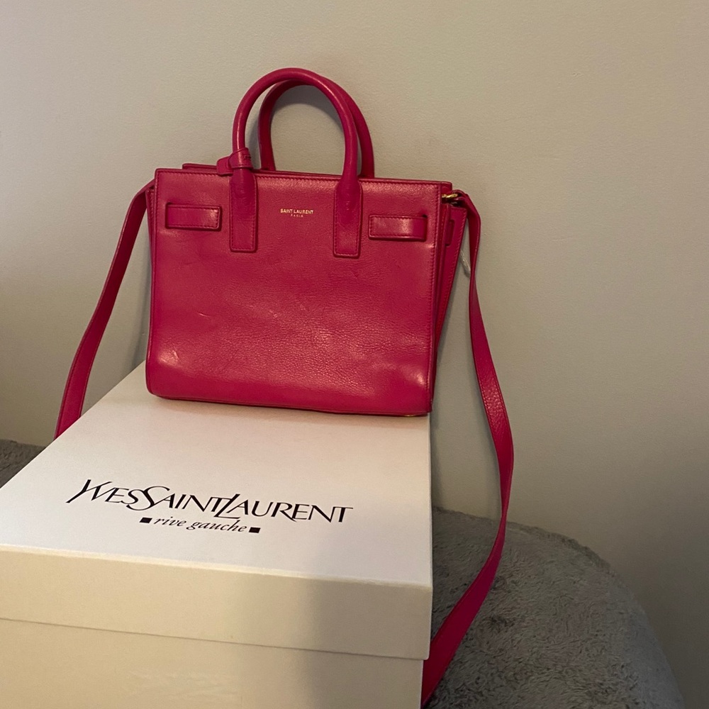 Saint Laurent Sac De Jour Nano Pink